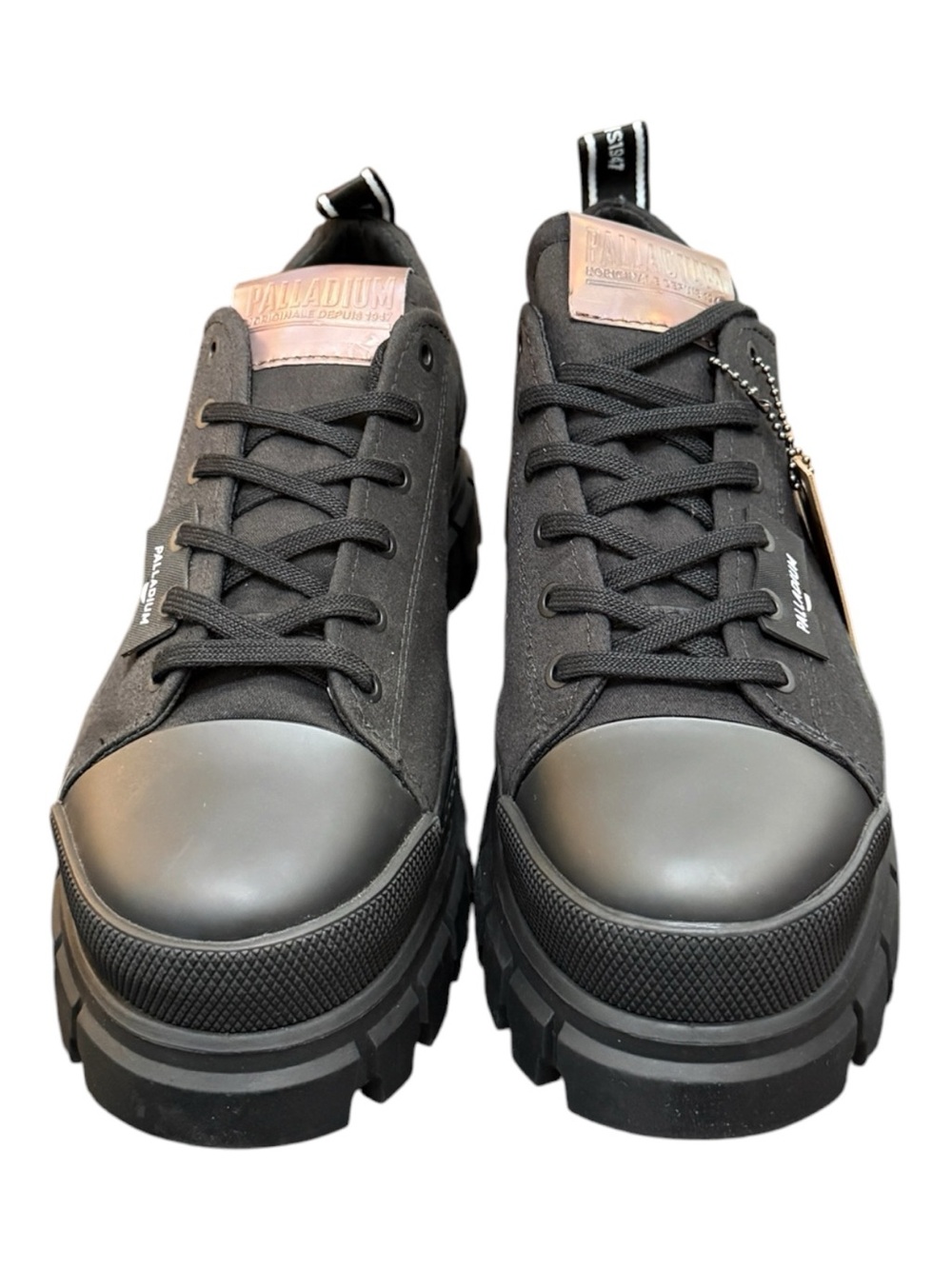 Palladium Revolt Lo TX Platform Sneakers Black Women’s Size 10 NIB
